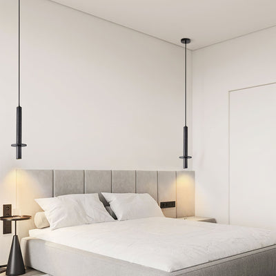 Avdoryra Dual Cylinder Travertine Pendant Light