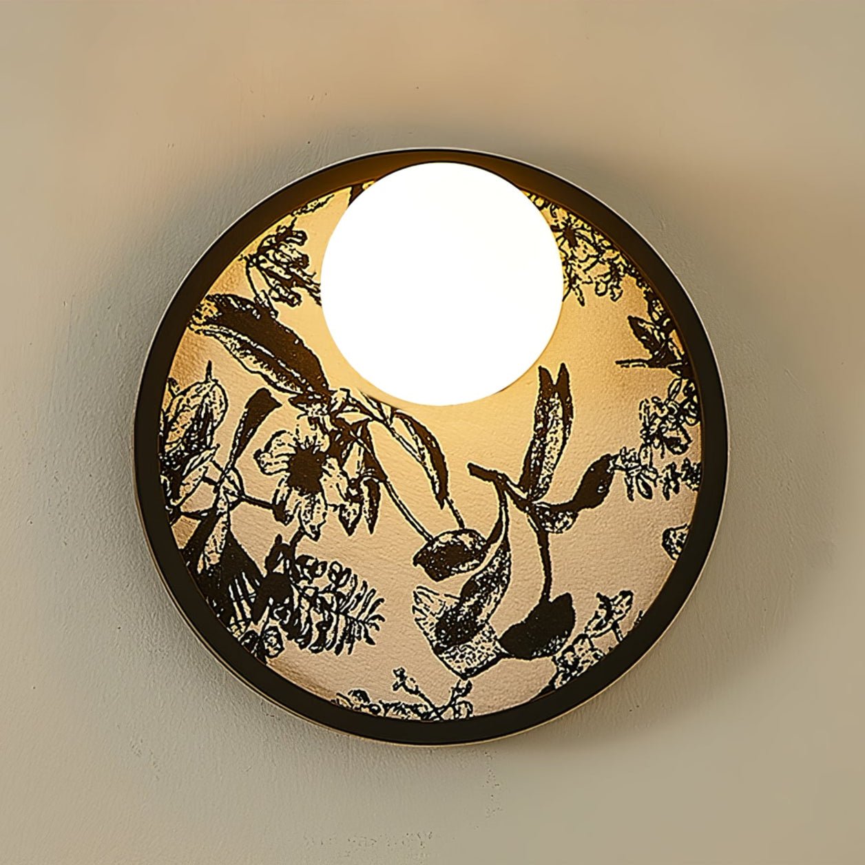 Sytala Premium Nordic Art Orbit Fabric Wall Light