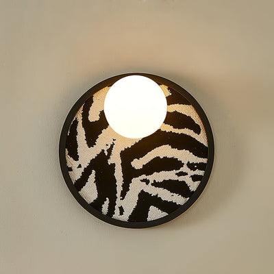 Sytala Premium Nordic Art Orbit Fabric Wall Light
