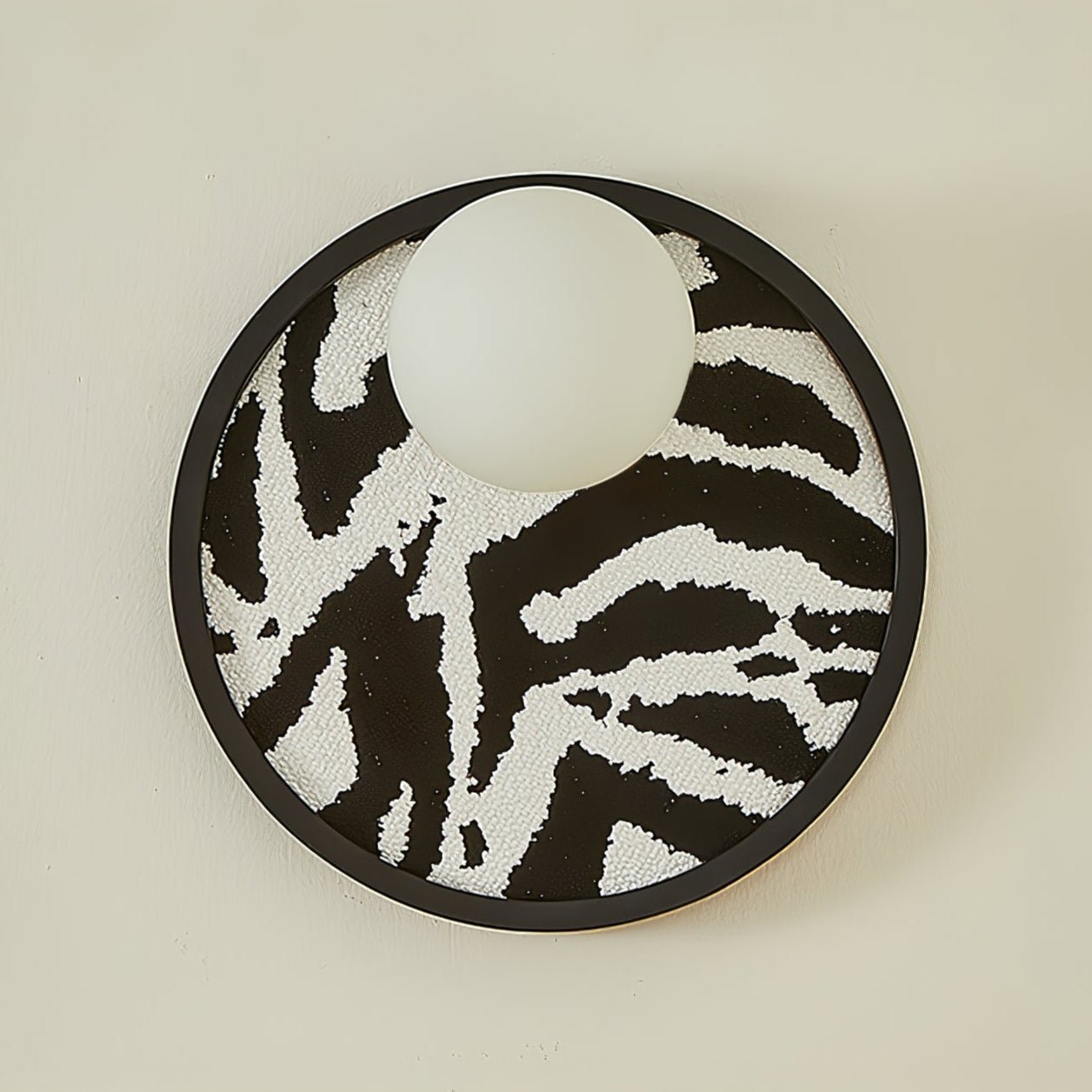 Sytala Premium Nordic Art Orbit Fabric Wall Light