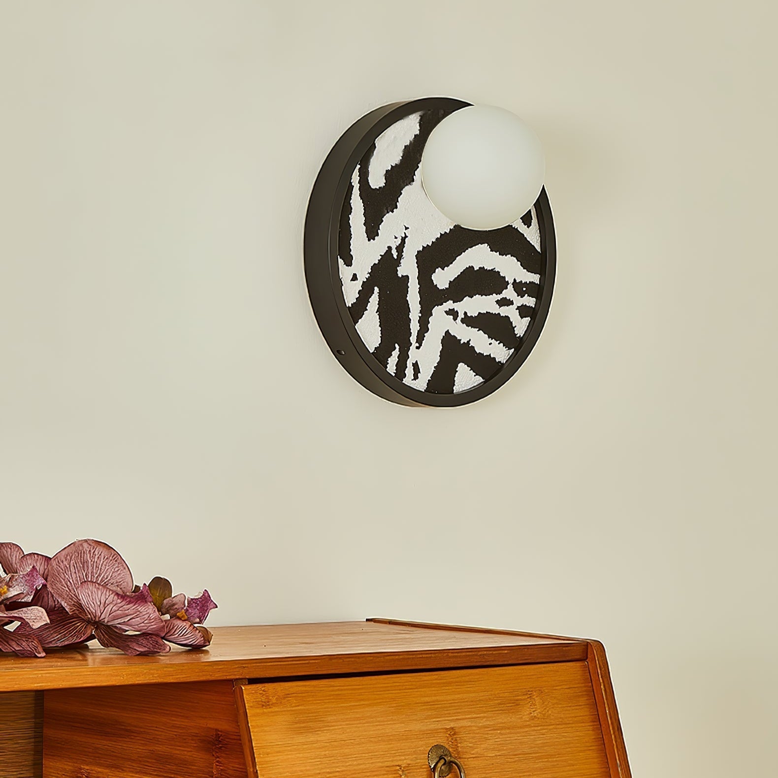 Sytala Premium Nordic Art Orbit Fabric Wall Light