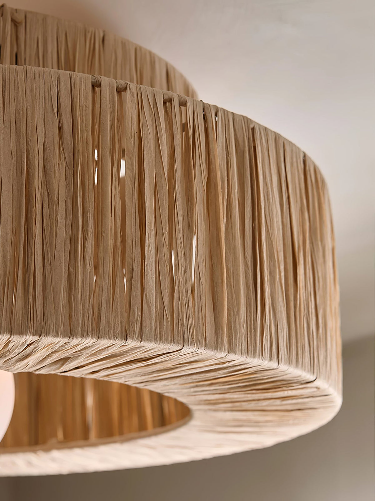 Thyra Straw Traditional Retro Pendant Light