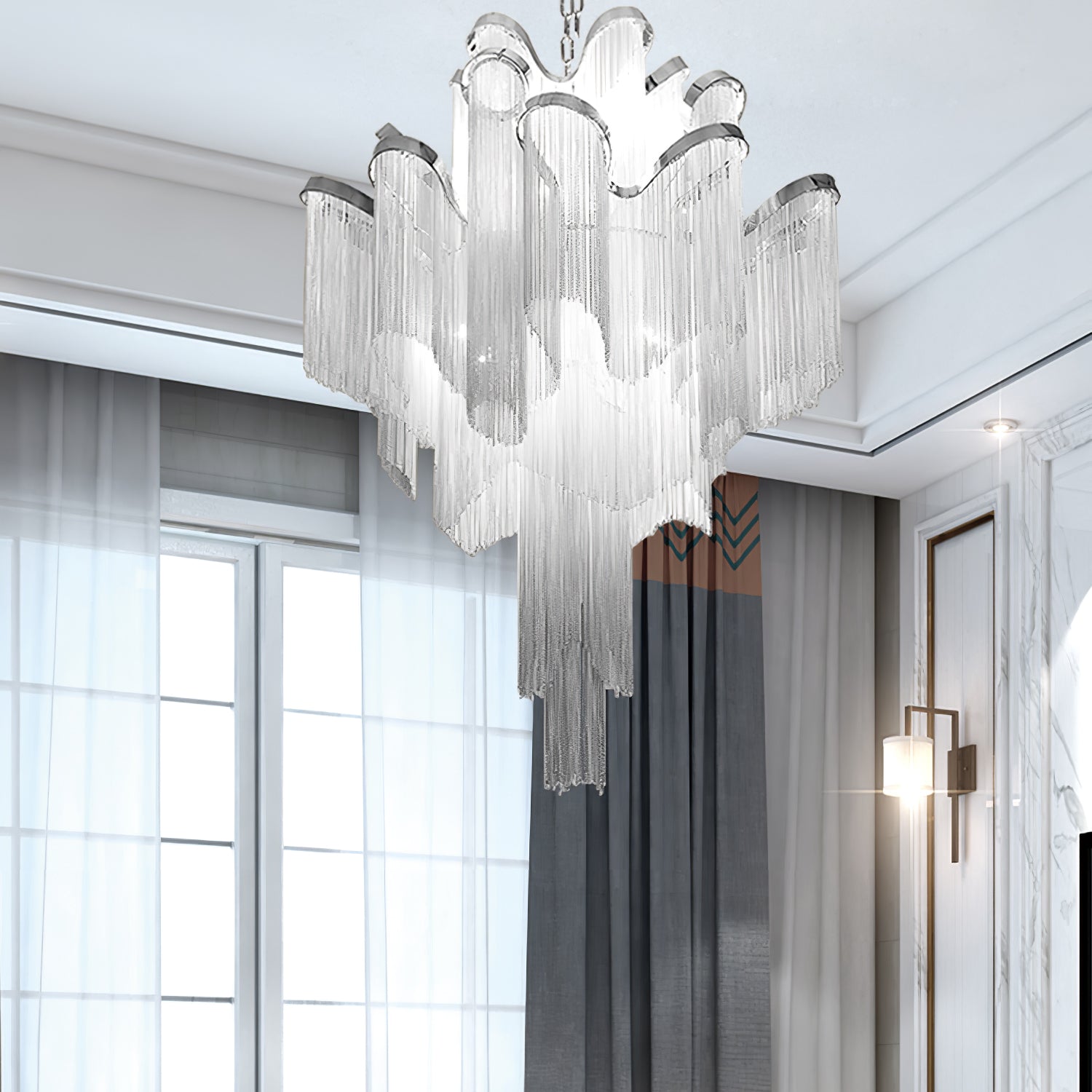 Noririne Stream Chain Chandelier