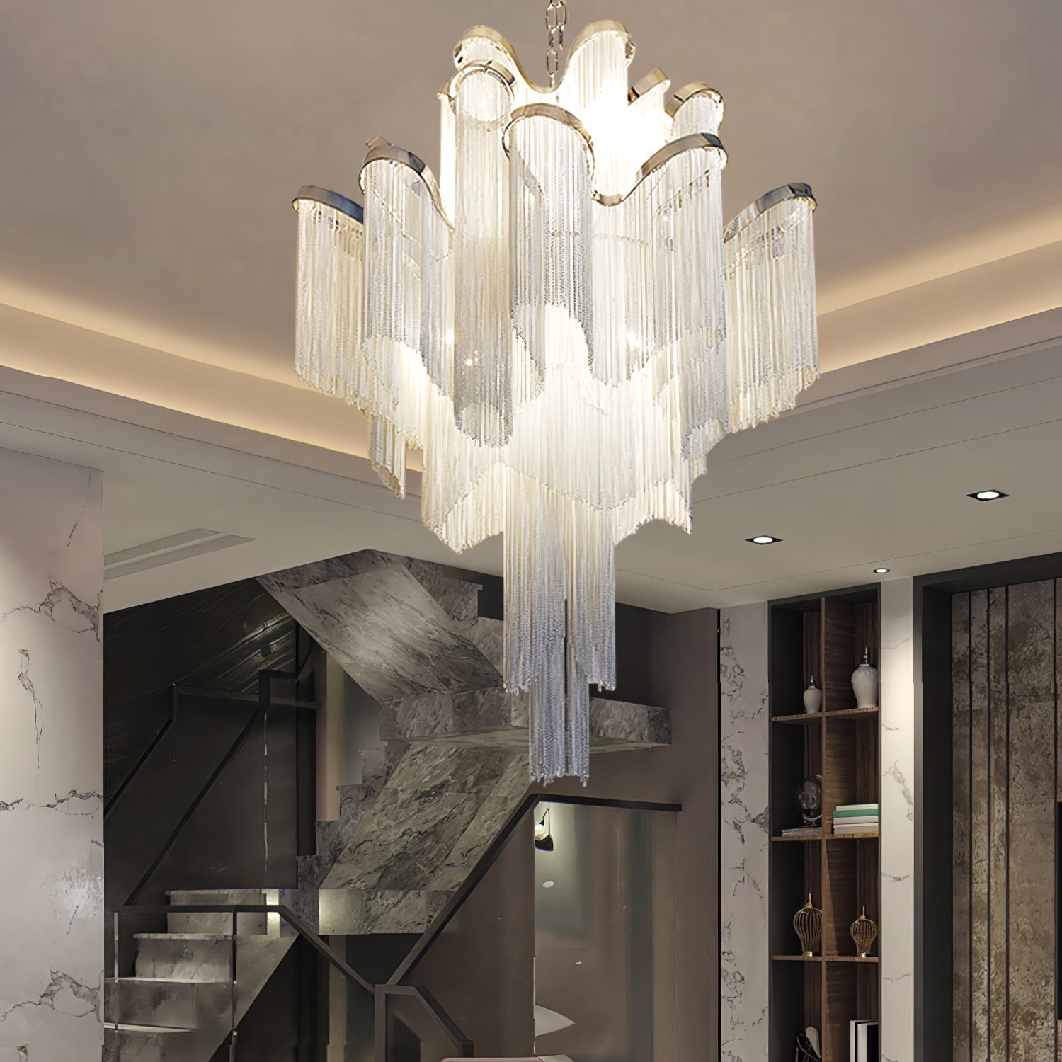 Noririne Stream Chain Chandelier