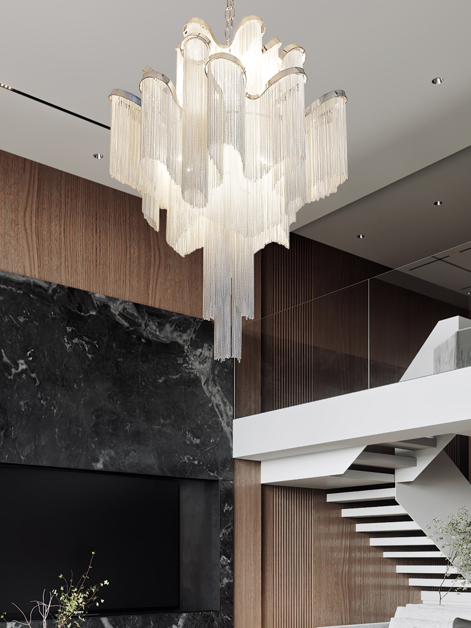 Noririne Stream Chain Chandelier