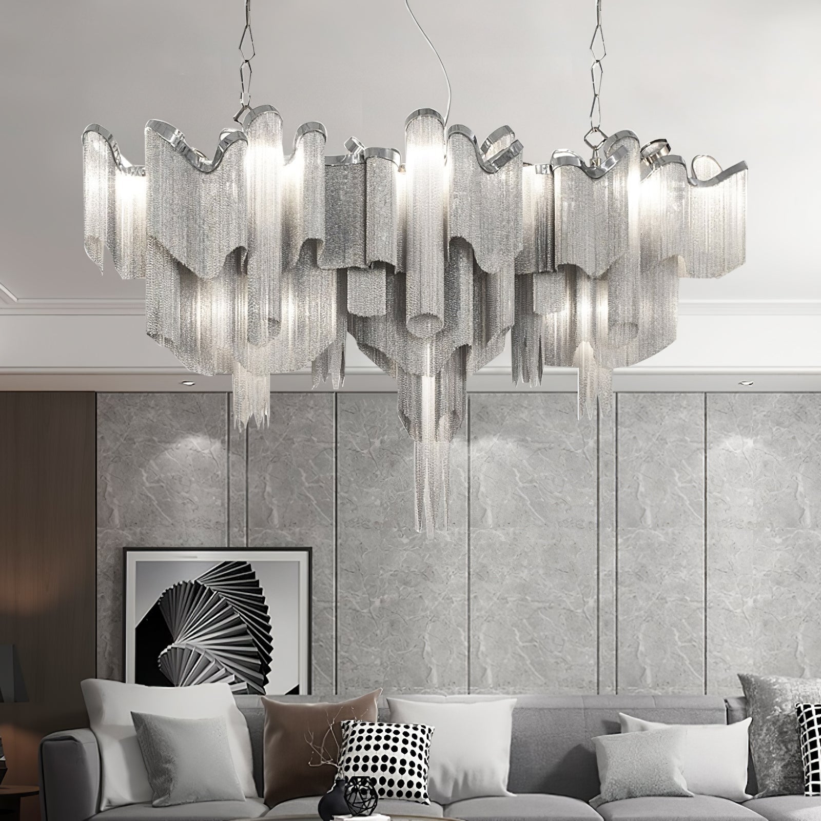 Noririne Stream Chain Chandelier