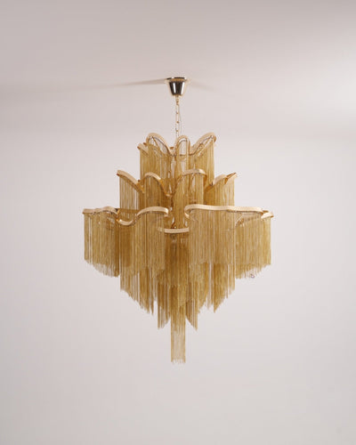 Lustra Pendant Lamp Stream Chain Nickel