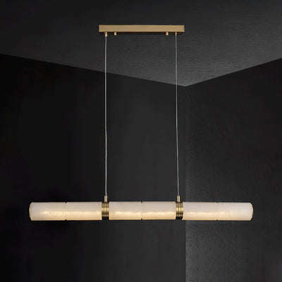 Stream Modern Minimalist Alabaster Pendant Light