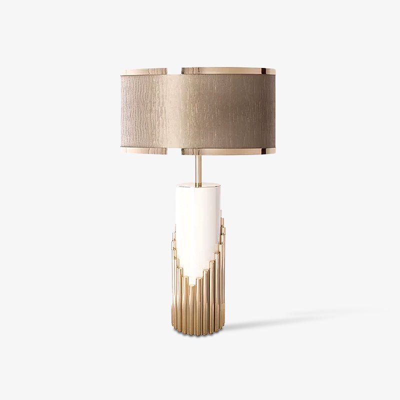 Teldes Marble Fabric Table Lamp