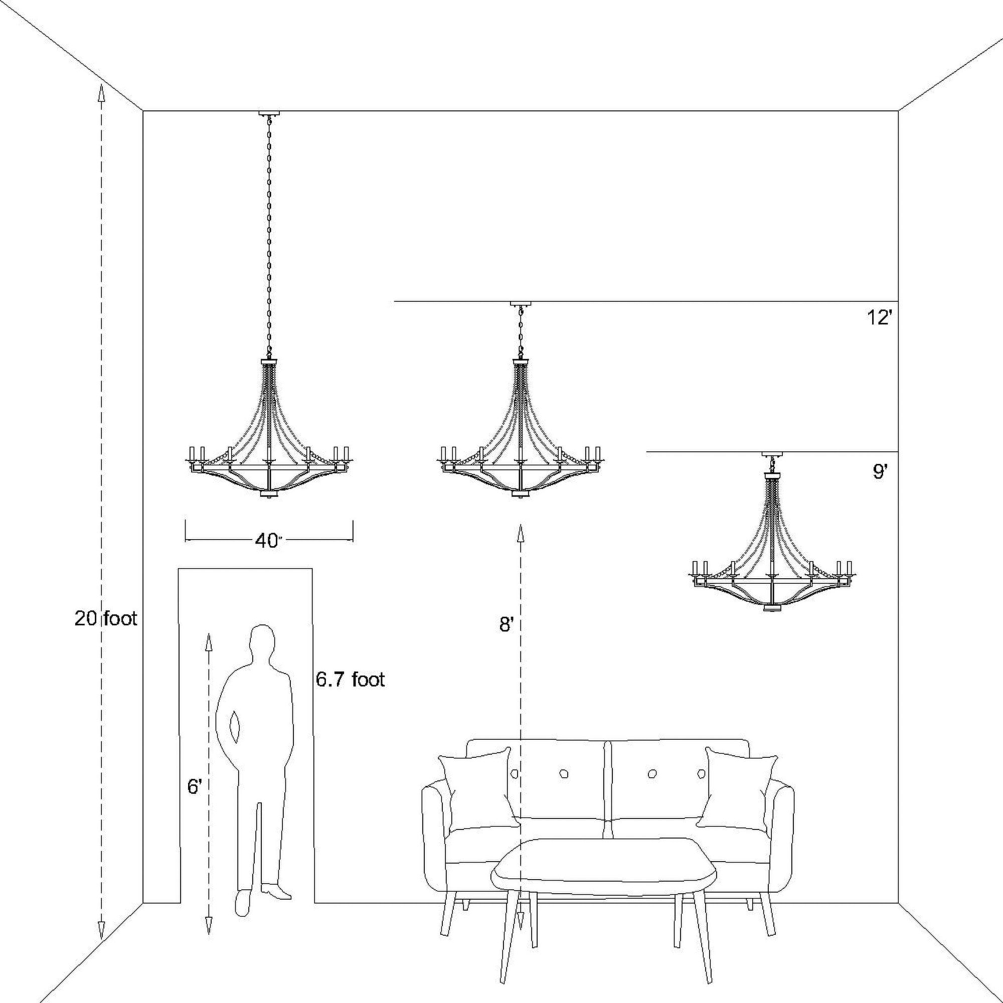Isoren Chandelier
