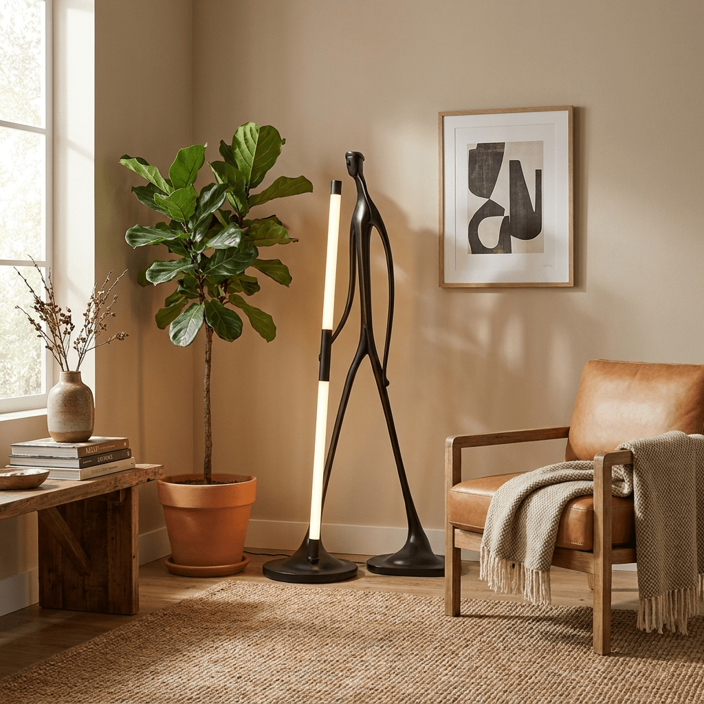 Stride Figure Floor Lamp
