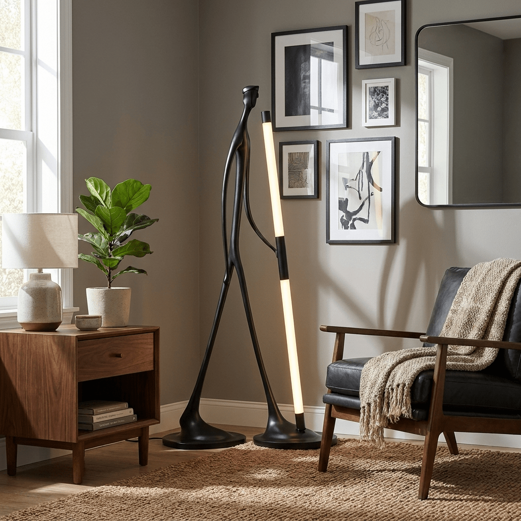 Stride Figure Floor Lamp