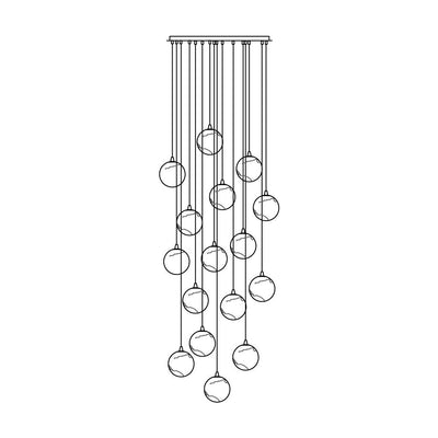 Nivinian Alabaster Chandelier