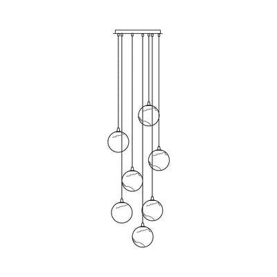 Nivinian Alabaster Chandelier