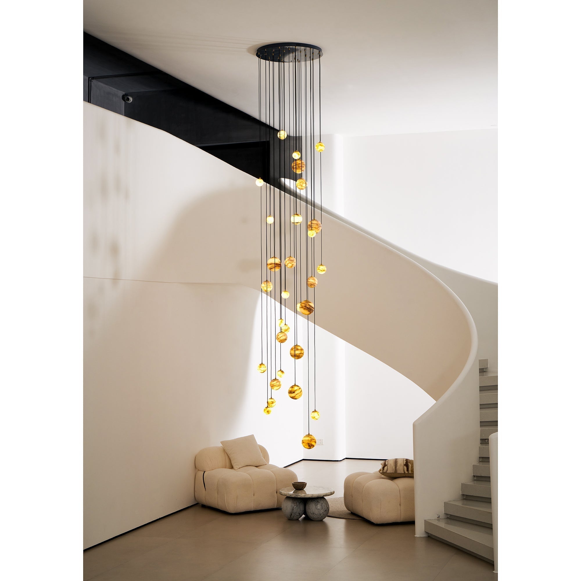 Nivinian Alabaster Chandelier