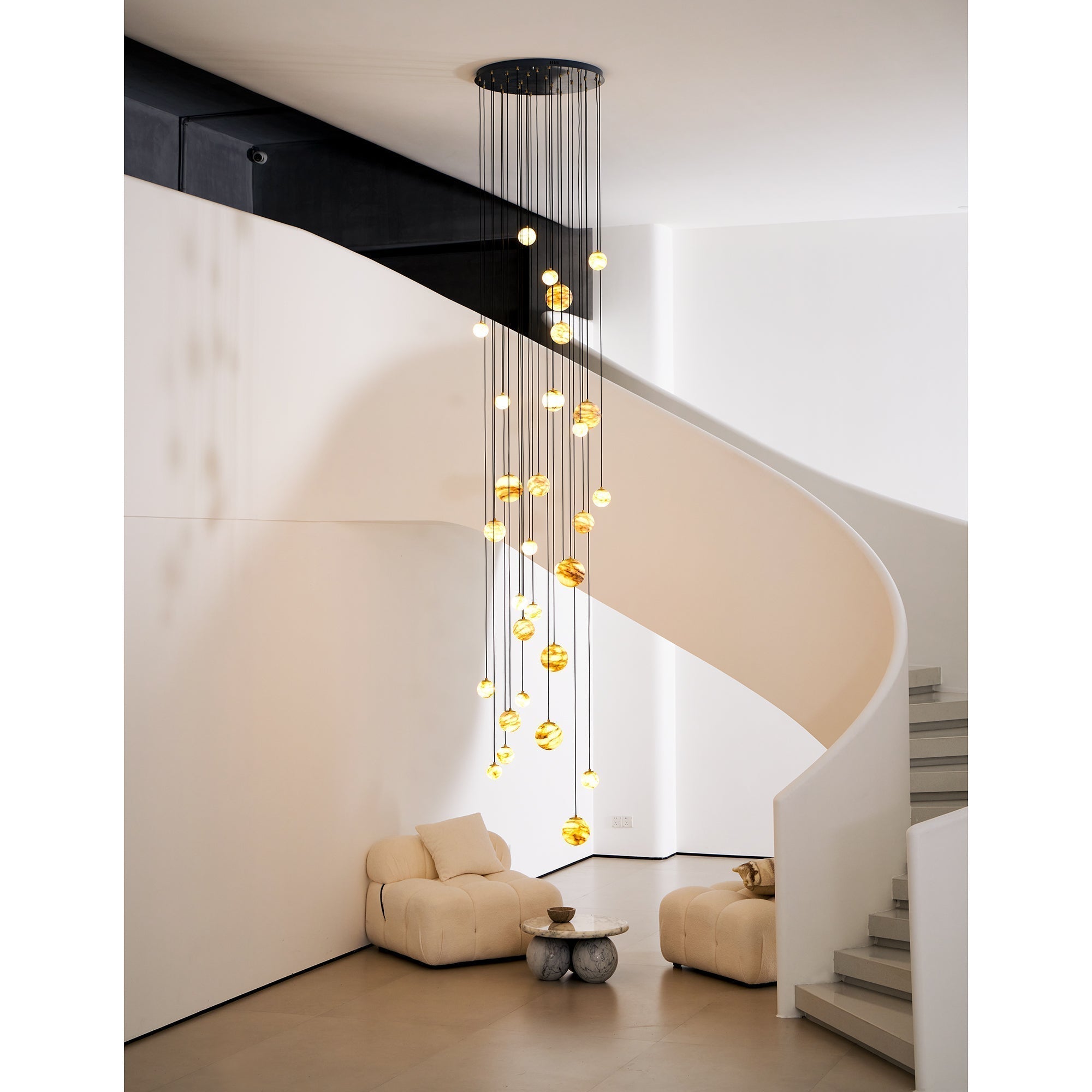 Nivinian Alabaster Chandelier