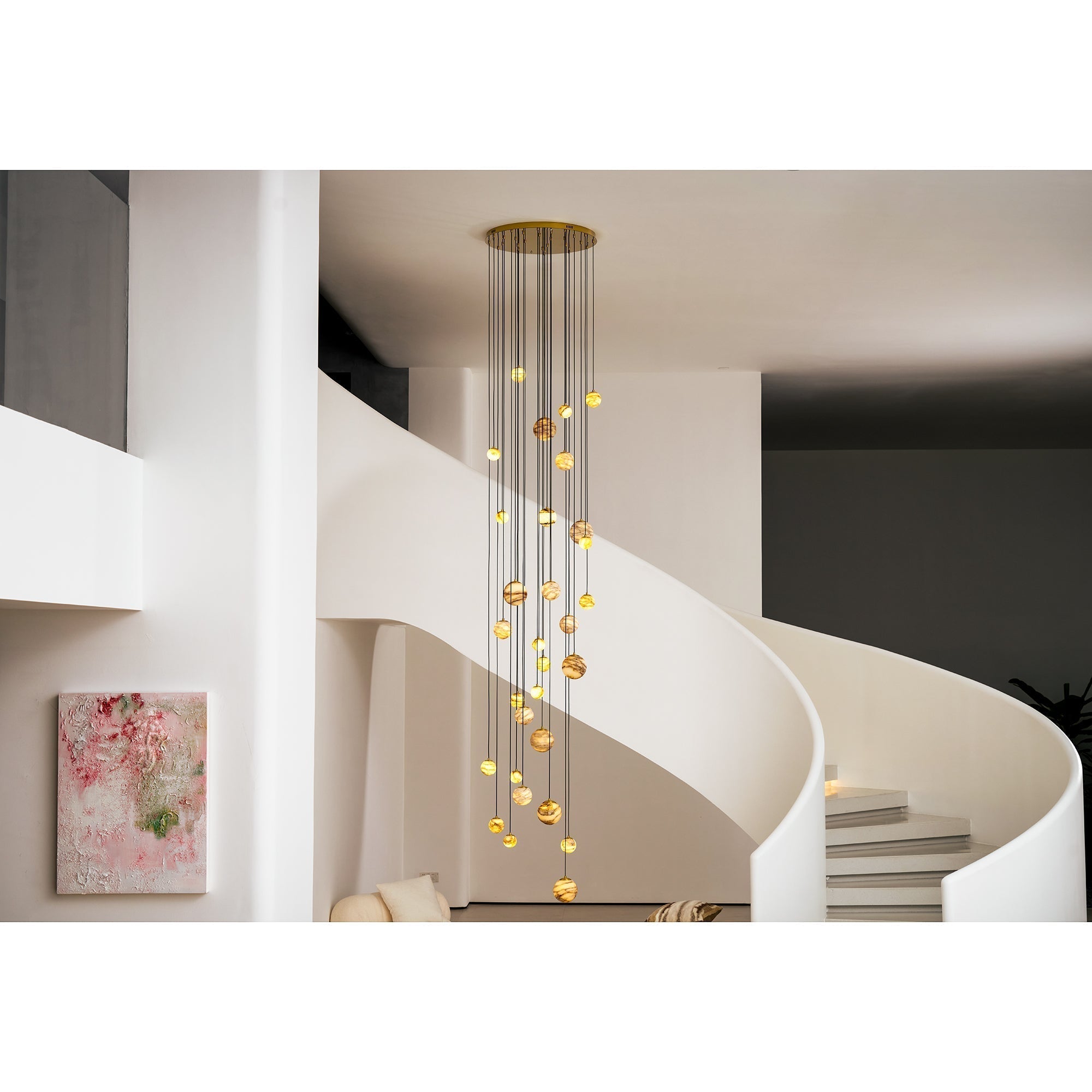Nivinian Alabaster Chandelier