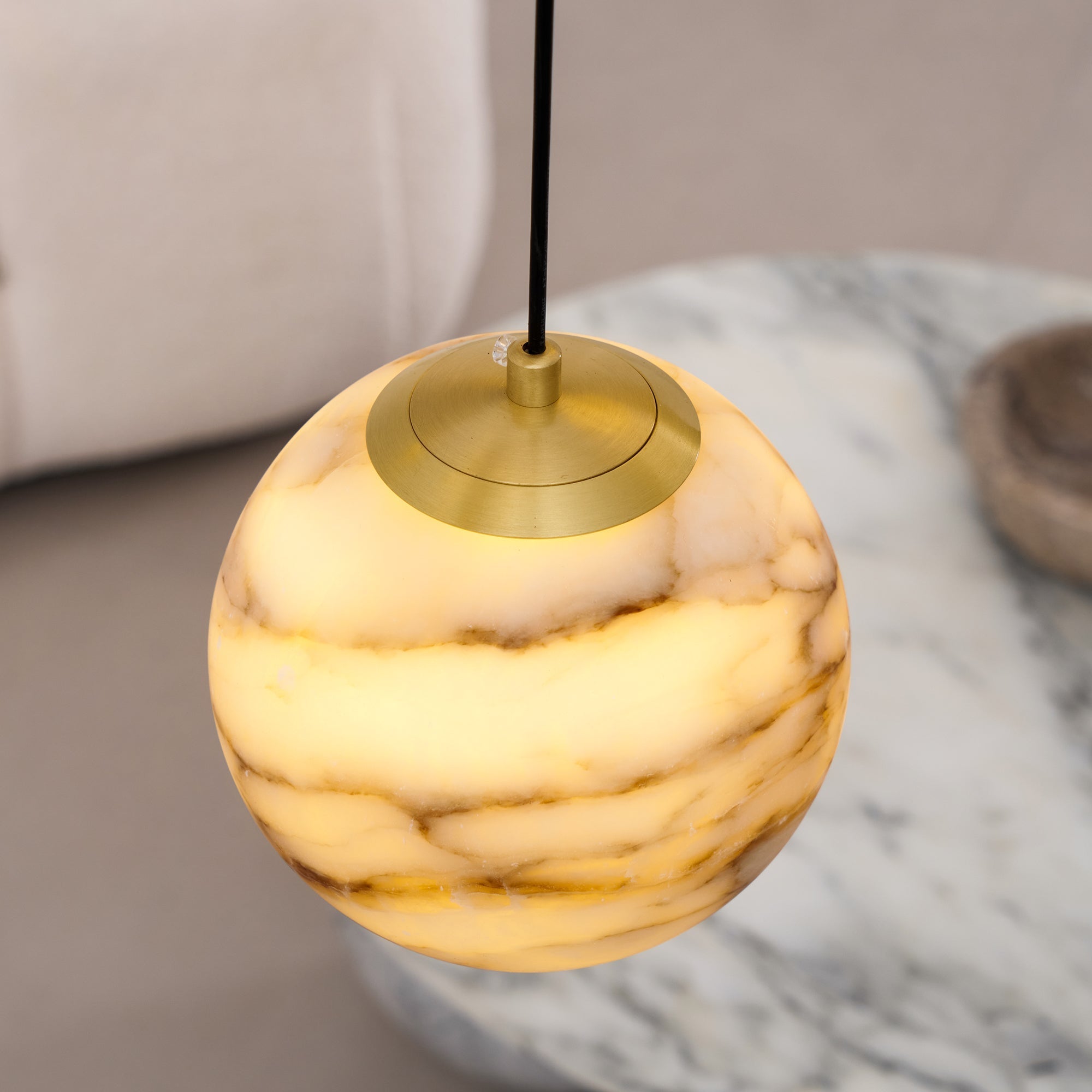 Nivinian Alabaster Chandelier