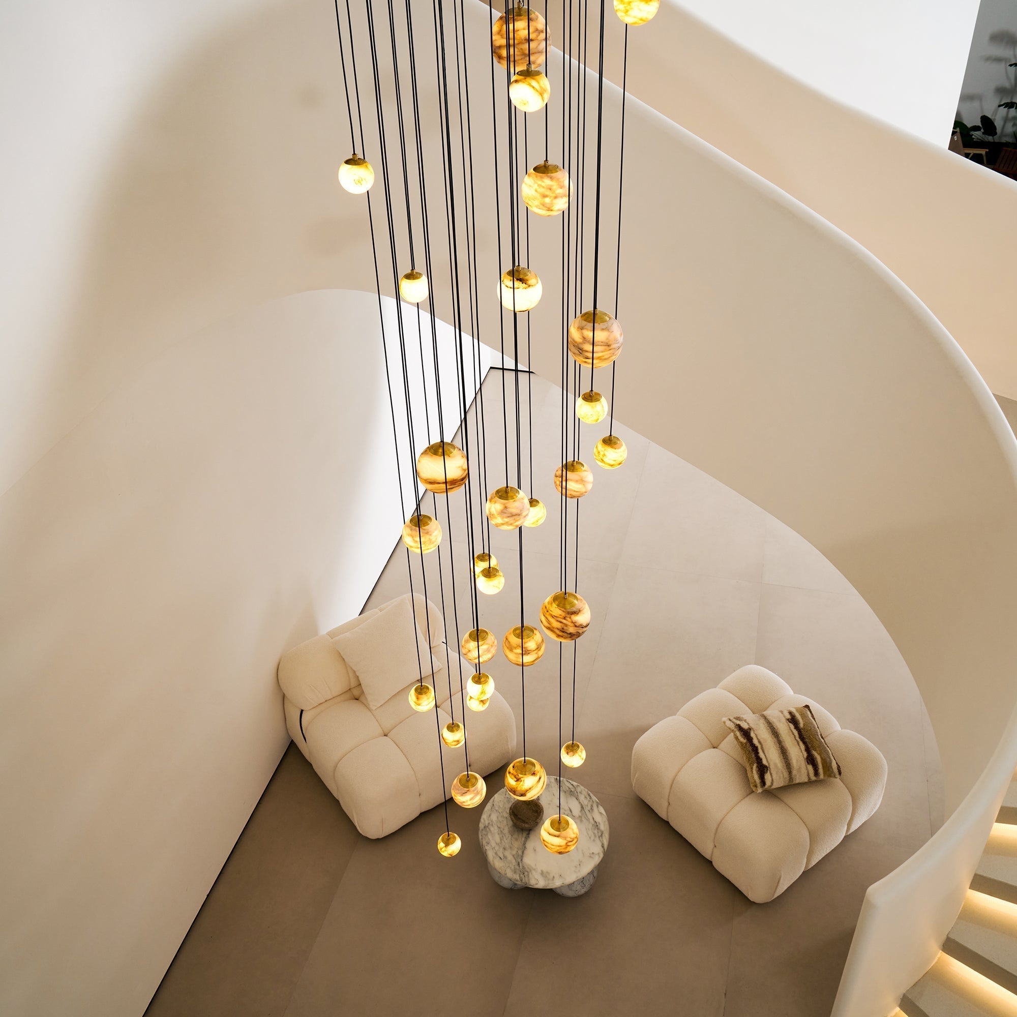 Nivinian Alabaster Chandelier