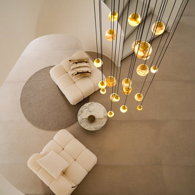 Nivinian Alabaster Chandelier