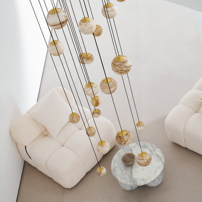 Nivinian Alabaster Chandelier