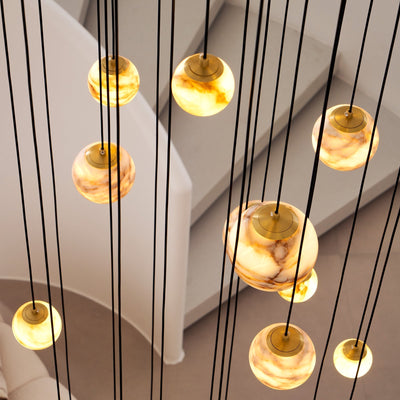 Nivinian Alabaster Chandelier