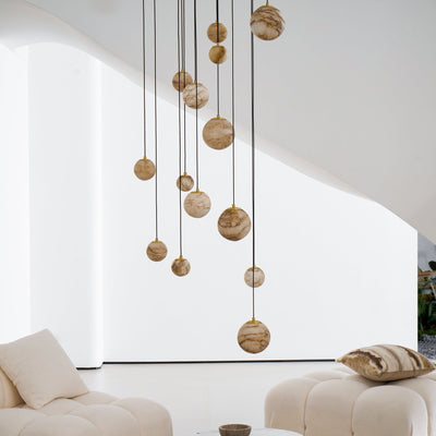 Nivinian Alabaster Chandelier