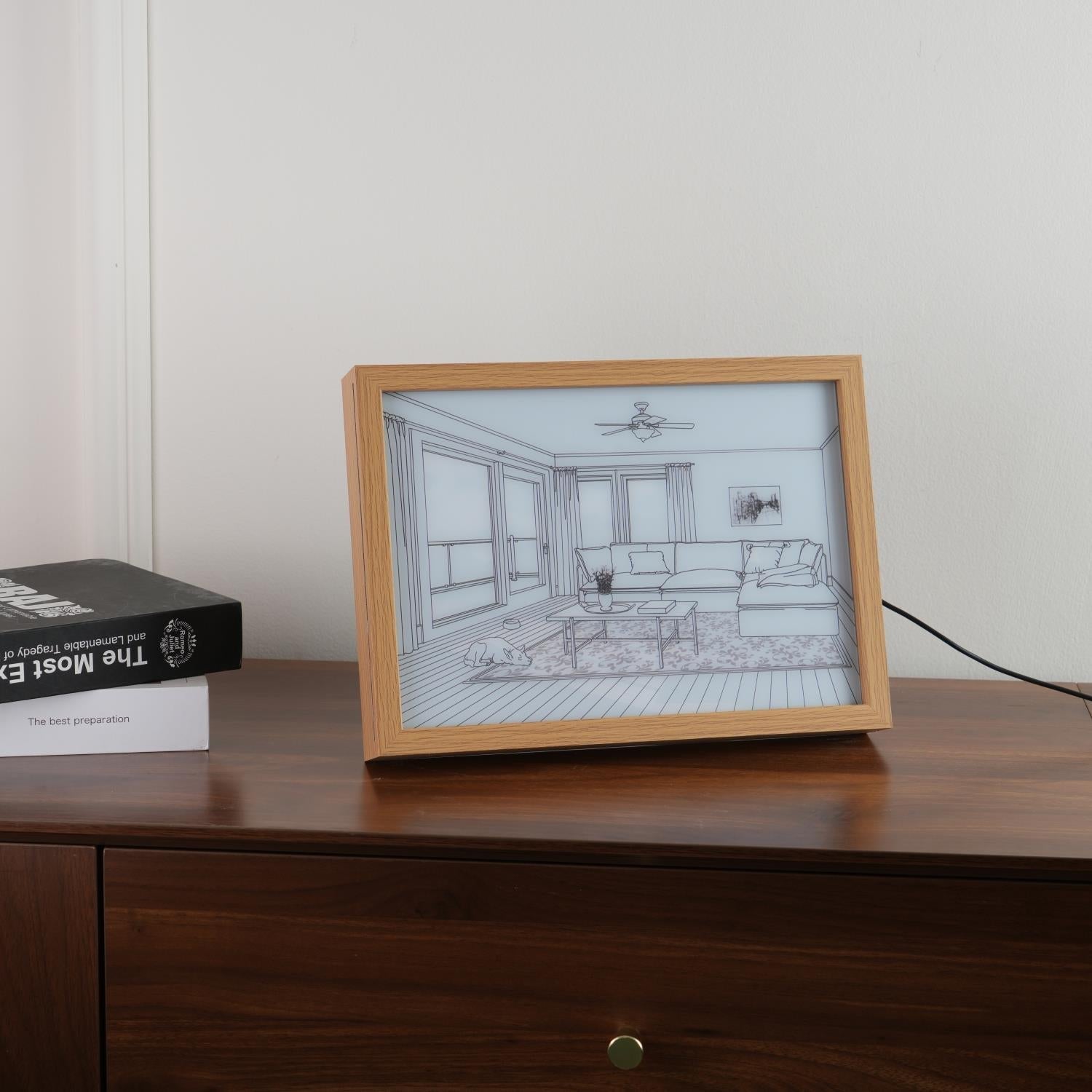 Sunbathing Mural Art Lamp