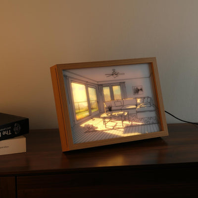 Sunbathing Mural Art Lamp