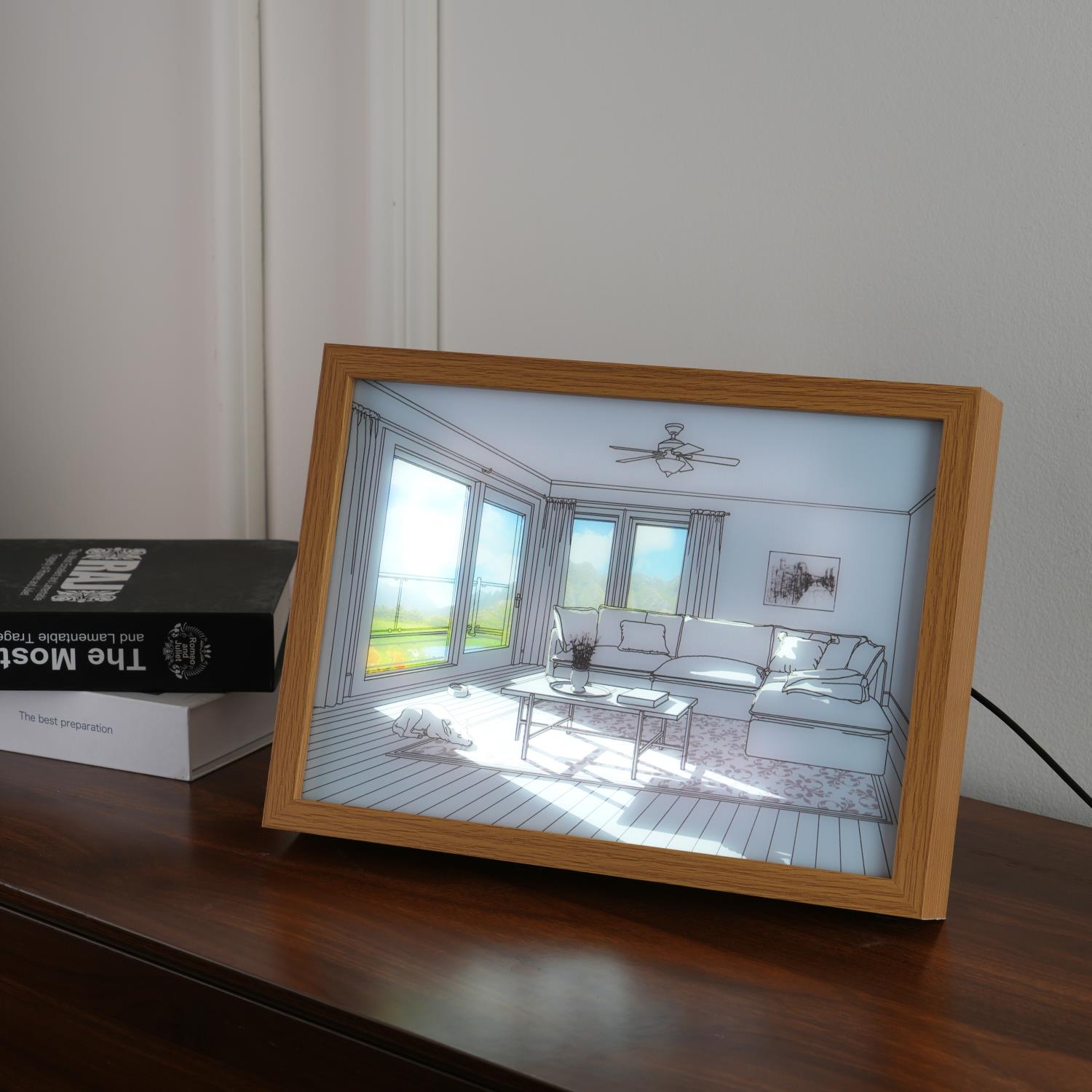 Sunbathing Mural Art Lamp