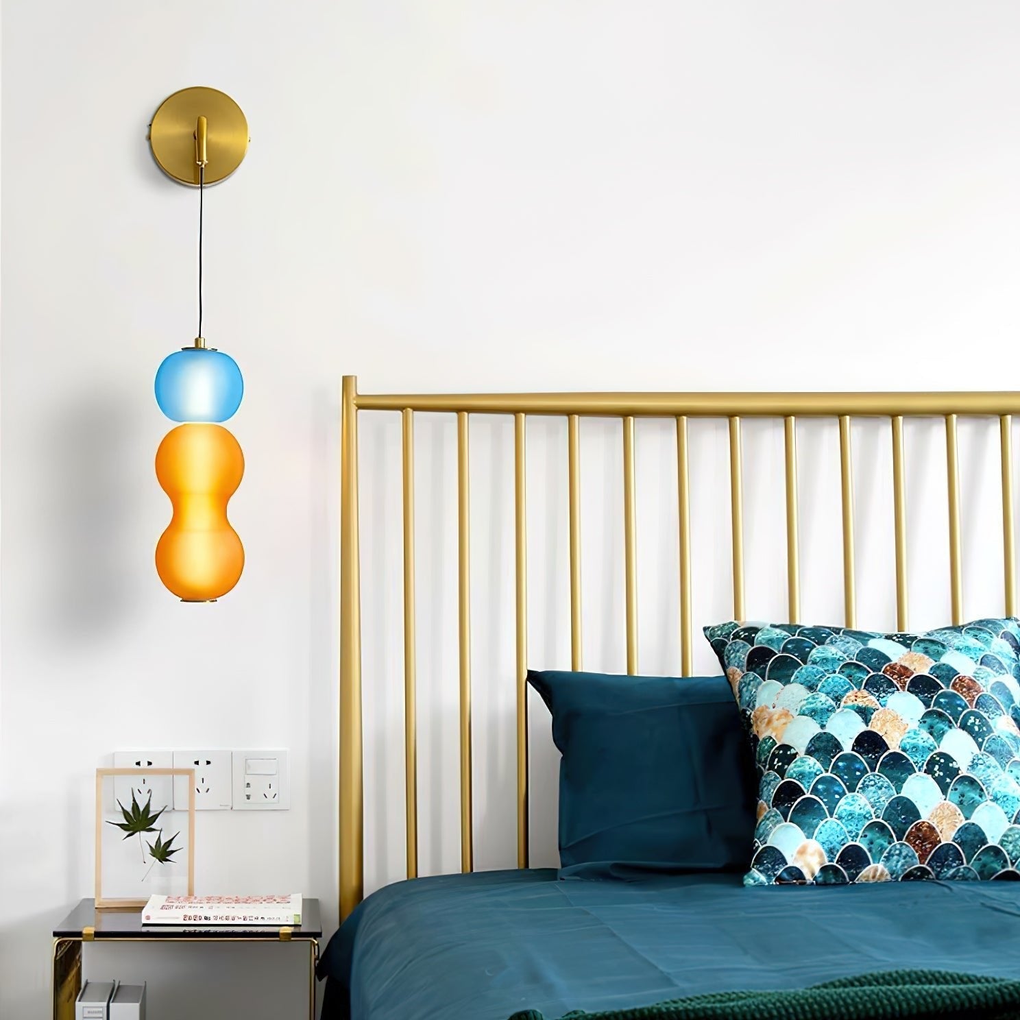 Eurtalia Modern Minimalist Glass Wall Lamp