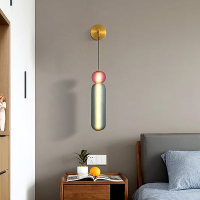 Eurtalia Modern Minimalist Glass Wall Lamp