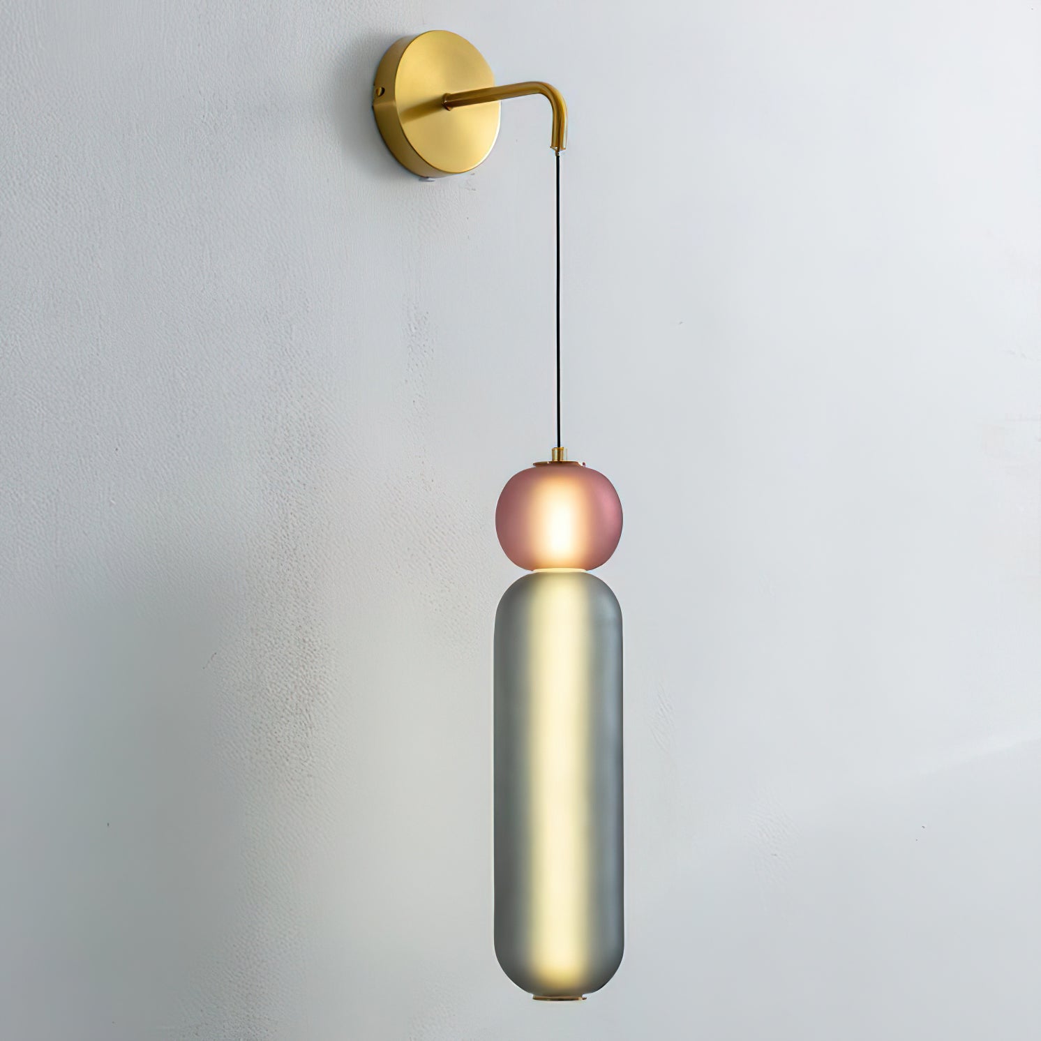 Eurtalia Modern Minimalist Glass Wall Lamp