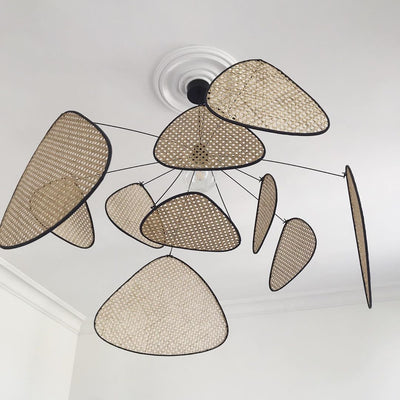 Ariinora Pendant Light Rattan Swag Industrial