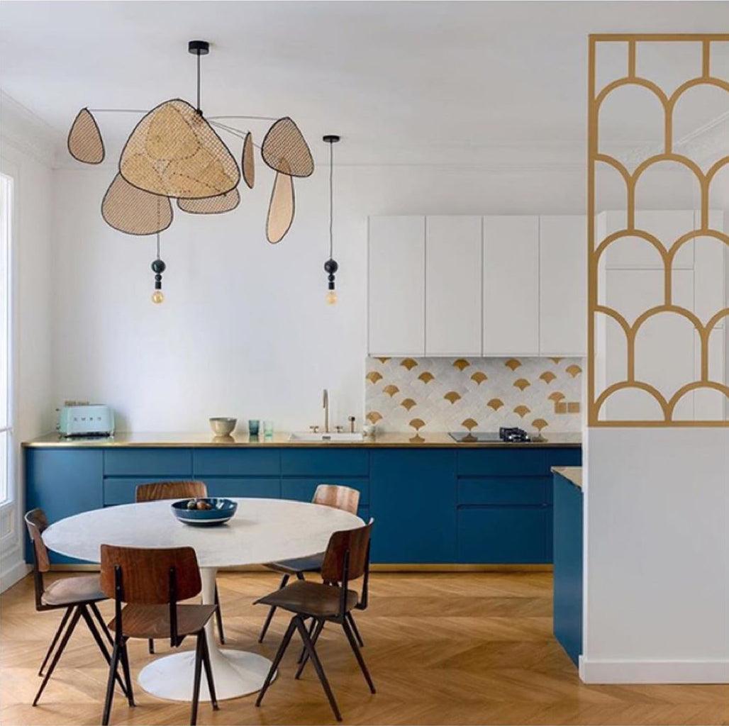 Ariinora Pendant Light Rattan Swag Industrial