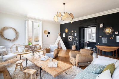 Ariinora Pendant Light Rattan Swag Industrial