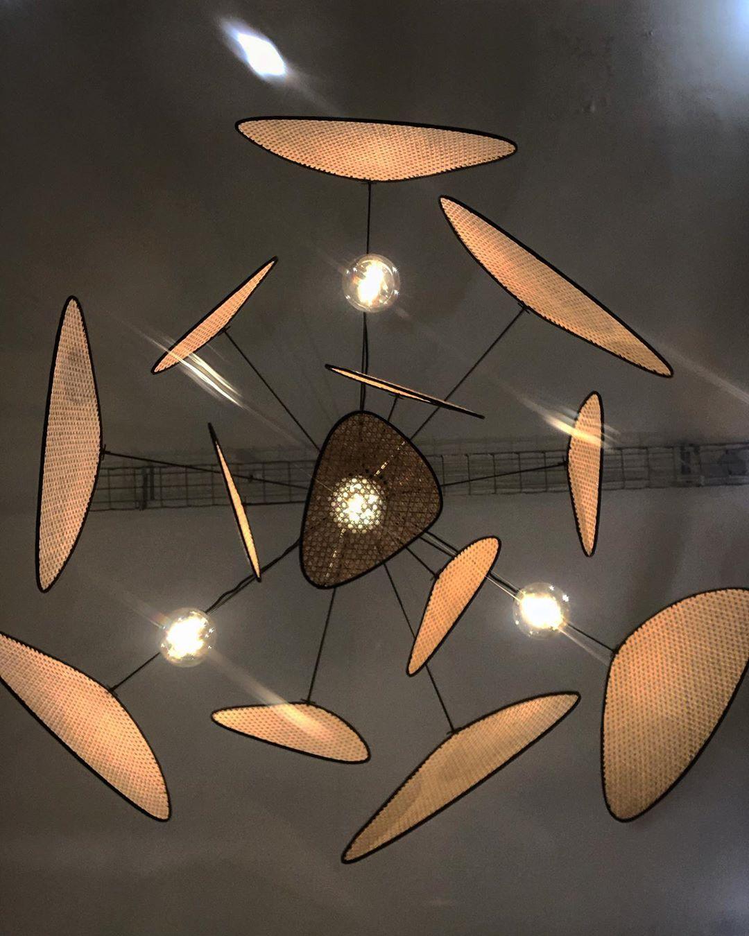 Ariinora Pendant Light Rattan Swag Industrial