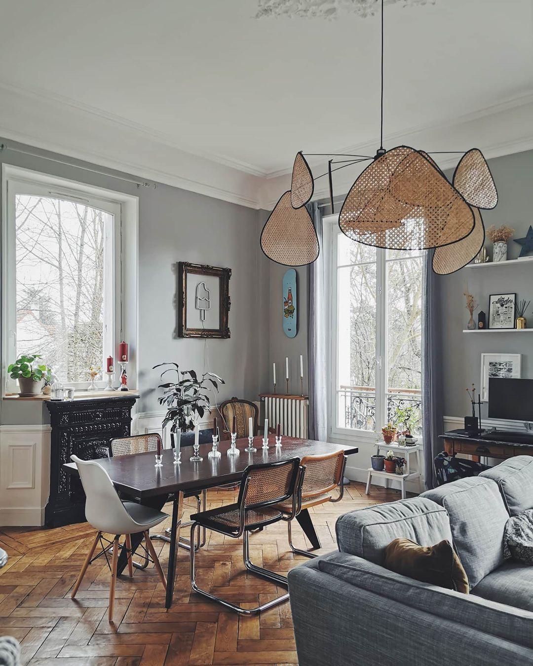 Ariinora Pendant Light Rattan Swag Industrial