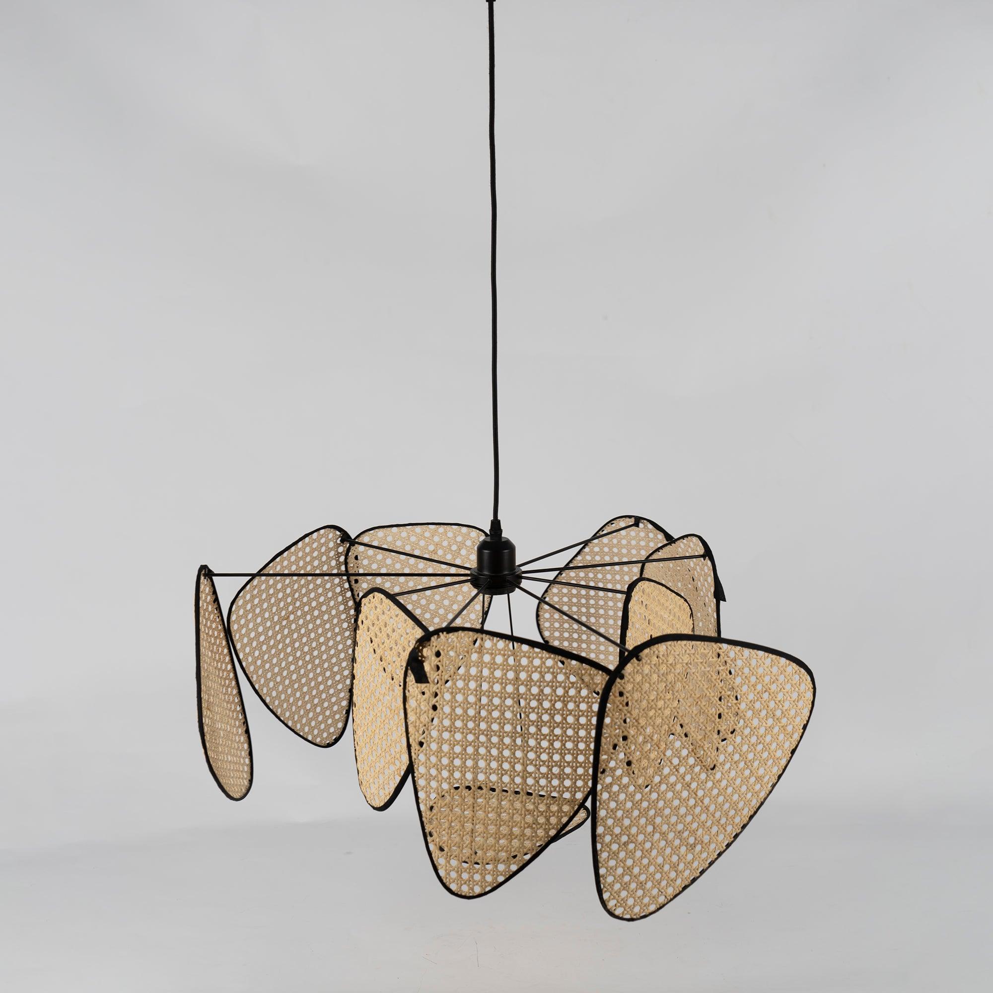 Ariinora Pendant Light Rattan Swag Industrial