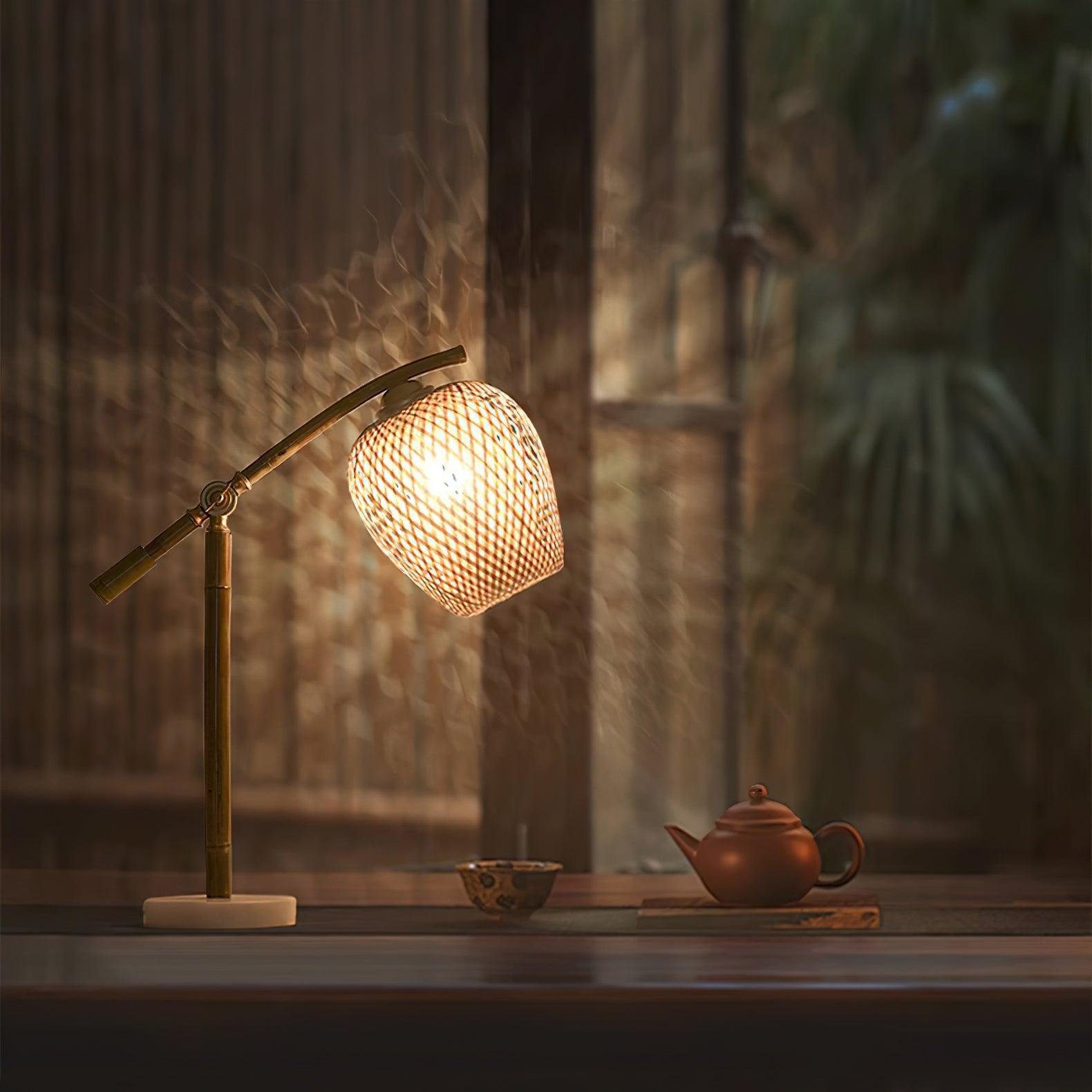 Zanell Bamboo Zen Table Lamp