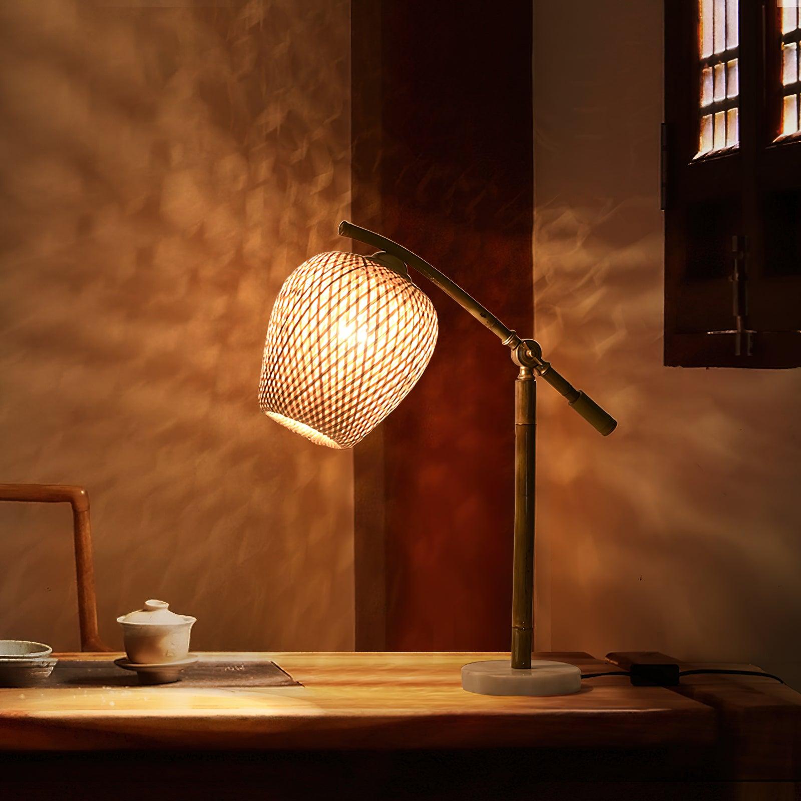 Zanell Bamboo Zen Table Lamp