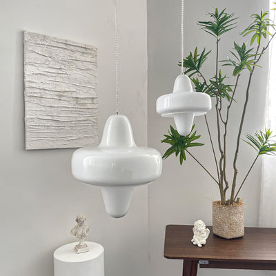 Nuvia Minimalist Glass Pendant Lamp