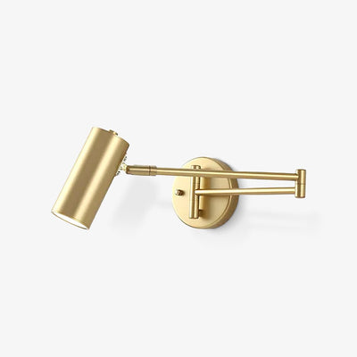 Auraelle Wall Sconce Brass Swing Arm Adjustable