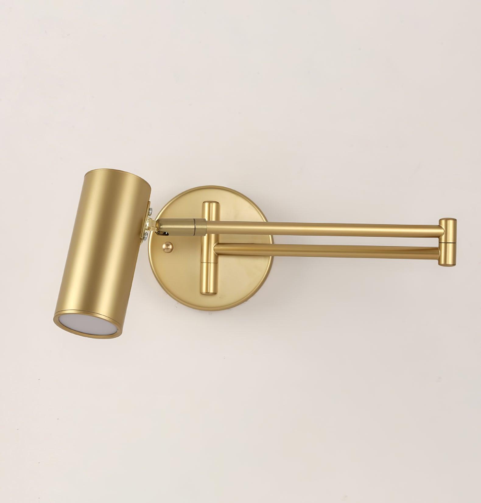 Auraelle Wall Sconce Brass Swing Arm Adjustable