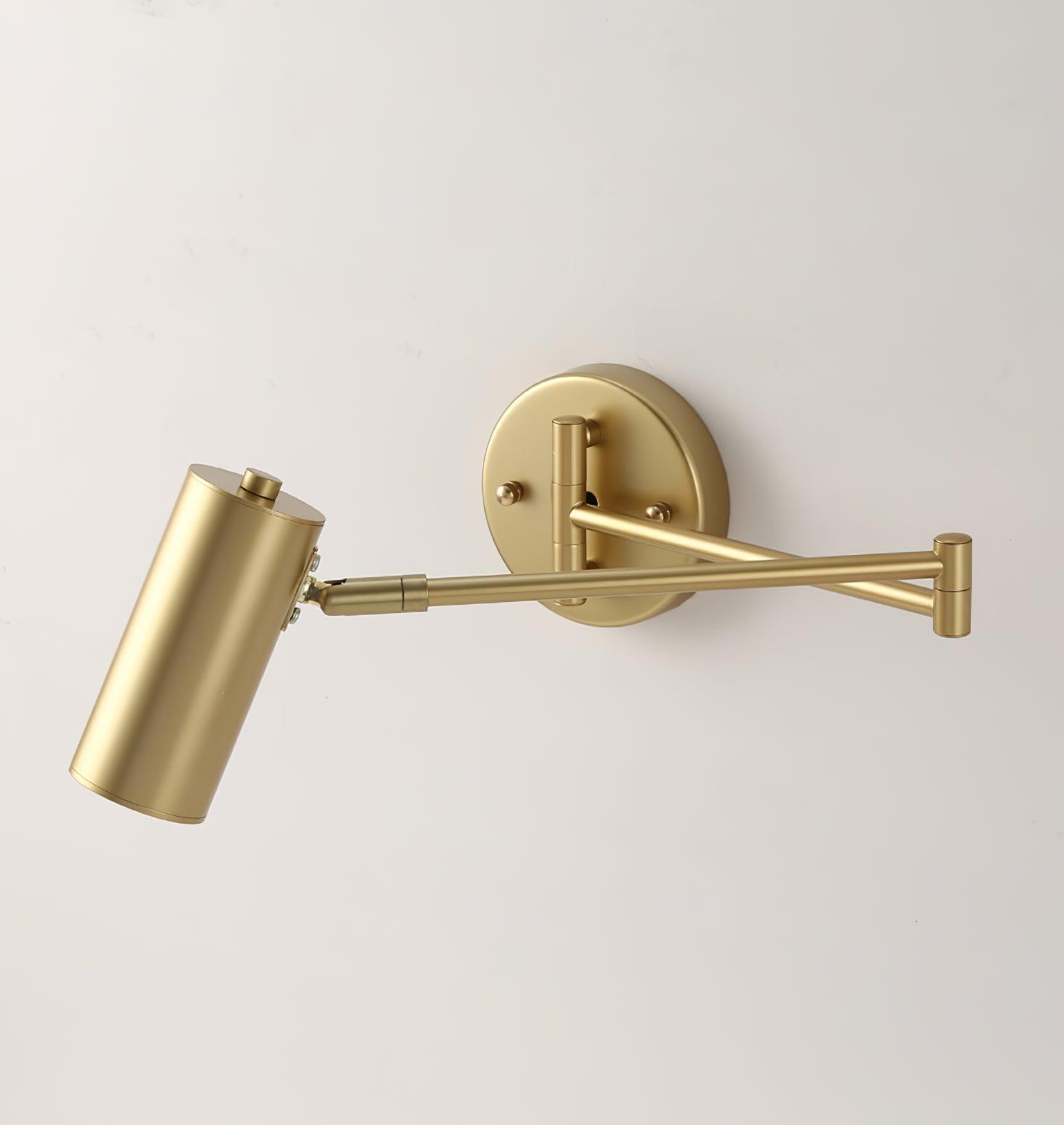 Auraelle Wall Sconce Brass Swing Arm Adjustable