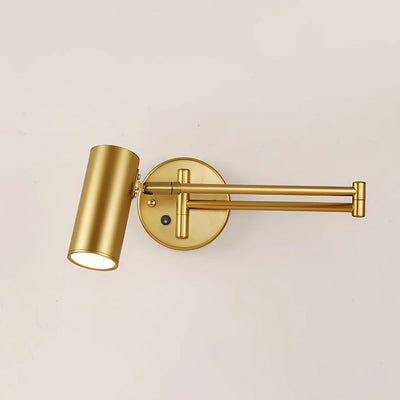 Auraelle Wall Sconce Brass Swing Arm Adjustable