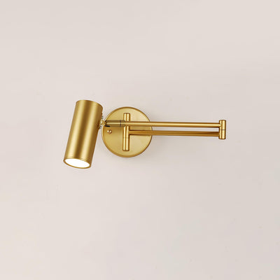 Auraelle Wall Sconce Brass Swing Arm Adjustable