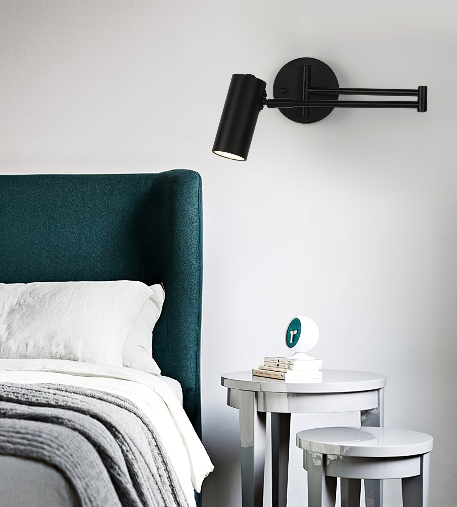 Auraelle Wall Sconce Brass Swing Arm Adjustable