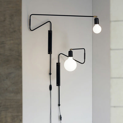Elsoreth Modern Minimalist Swing Wall Lamp