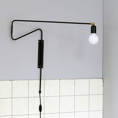 Elsoreth Modern Minimalist Swing Wall Lamp